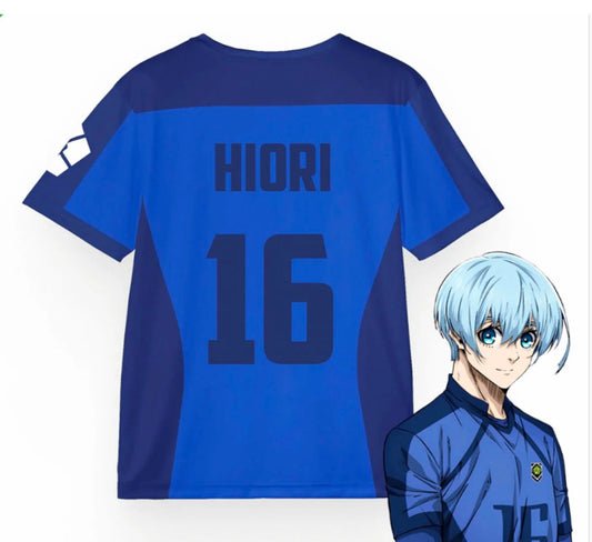 Blue Lock 16 Hiori Baskılı Forma T-Shirt