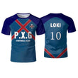 Blue Lock PXG 10 Loki Baskılı Forma T-Shirt