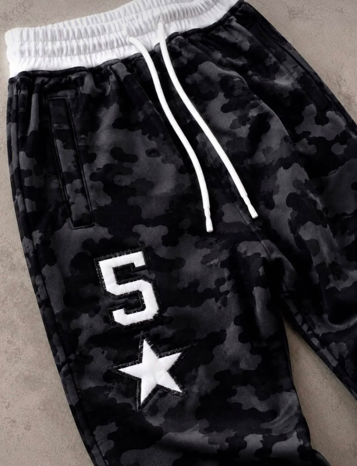Restock Kamuflaj Baggy Alt Üst Eşofman Takımı (3 İplik Şardonlu)