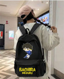 Siyah Bachıra Meguru Baskılı Okul,Dershane,Kurs Sırt Çantası