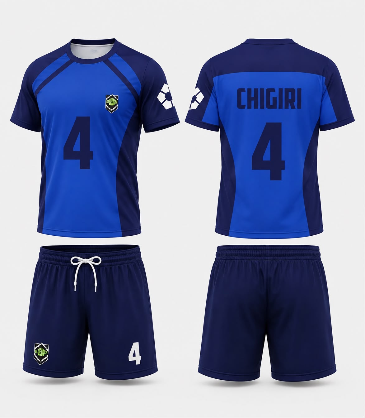 Blue Lock 4 CHIGIRI Baskılı Forma Şort Takım