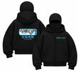 Anime Baskılı Oversize Bacalava Maskeli Sweatshirt