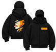 Anime Naruto Baskılı Oversize Bacalava Maskeli Sweatshirt
