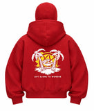 Blink 182 Baskılı Oversize Bacalava Maskeli Sweatshirt