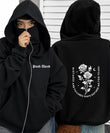 Push Aehad Baskılı Oversize Bacalava Maskeli Sweatshirt