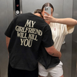 Couple Design Unisex Oversize T-Shirt