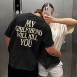 Couple Design Unisex Oversize T-Shirt