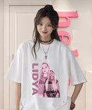 Beyaz Manifest Lidya Baskılı T-Shirt