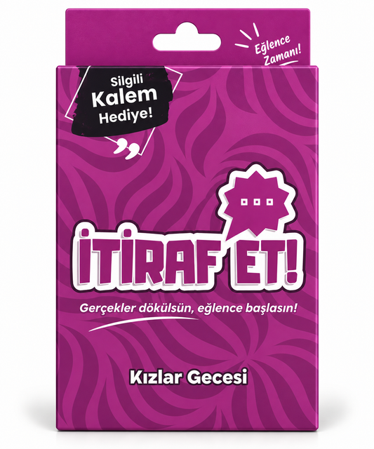 İtiraf Et! – Kızlar Gecesi Eğlence Kart Oyunu