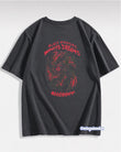 Black Mırrors White Dreams Allegory Sırt Baskılı Füme T-Shirt
