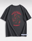 Black Mırrors White Dreams Allegory Sırt Baskılı Füme T-Shirt