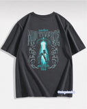 Another Multıverse Sırt Baskılı Füme T-Shirt