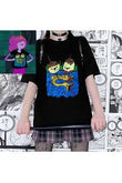 AHL Siyah Adventure Time Princess Bubble (Unisex) T-Shirt