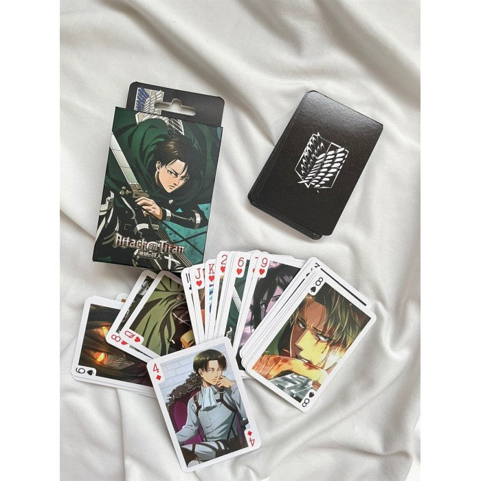 Anime Attack On Titan İskambil Poker Kartı