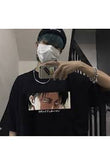 Ars Unisex Siyah Attack On Titan Levi Ackerman Japon Anime T-shirt
