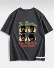 The Beatles Sgt. Pepper's Club Band Sırt Baskılı Füme T-Shirt