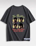 The Beatles Sgt. Pepper's Club Band Sırt Baskılı Füme T-Shirt