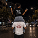 Couple Design Unisex Oversize T-Shirt