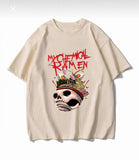 My Chemical Ramen Baskılı Bej T-Shirt