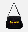 Siyah Batman Baskılı Postacı Çantası
