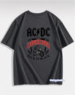 AC & DC Heel Beles 1980 Sırt Baskılı Füme T-Shirt