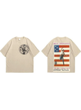 Bej Oversize Bruce Springsteen Album Cover Design Ön Arka Baskılı New Season Tshirt