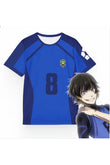 Blue Lock Mavi 8 Bachira Unisex Forma