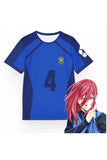 Blue Lock Mavi CHIGIRI 4 Unisex Forma