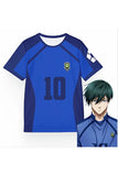 Blue Lock Mavi RİN 10 Unisex Forma