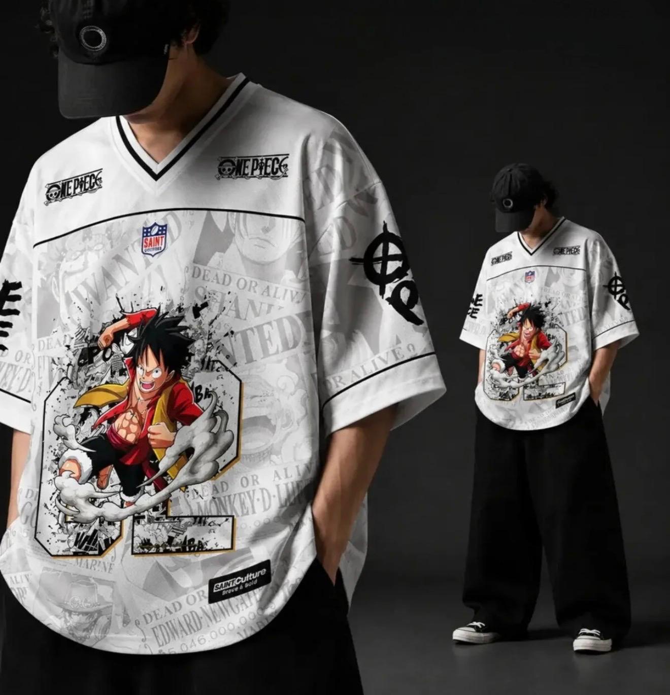 Anime One Piece Luffy Forma Unisex Tshirt