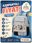 Color Bags  Bölmeli Beslenme Ve Kalemlikli Okul Çantası Seti - Astronot