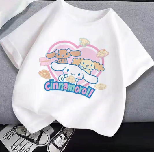 Beyaz Cinnamoroll Young Baskılı Unisex T-shirt