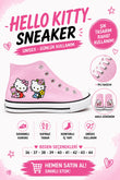 Pembe Hellokıtty Bear  Baskılı  Bağcıklı  Convers