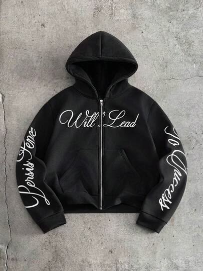 Y2K Harajuku Tarzı Baskılı Oversize Hoodie