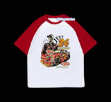 Kırmızı Reglan Kol Jeff 24 Gordon Baskılı T-Shirt