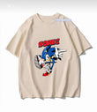 Sonıc Baskılı Bej T-Shirt