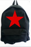Big Red Star Baskılı Sırt - Okul Çantası