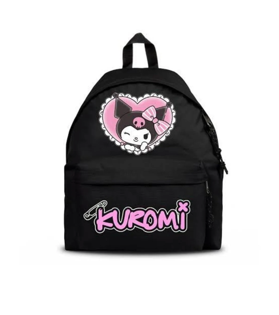 Kuromi Kalp baskılı okul sırt çantası(Kopya)