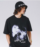 Embryo Made Siyah Unisex Oversize T-shirt