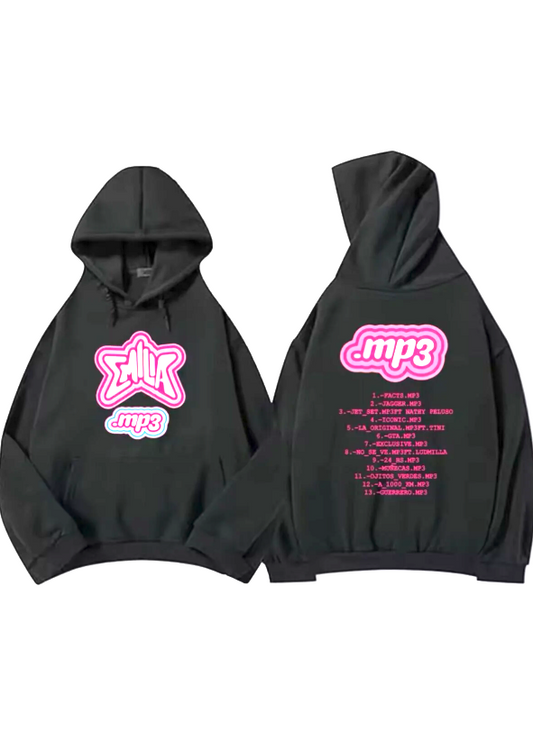 Emilia Mernes Music Kapüşonlu Sweatshirt