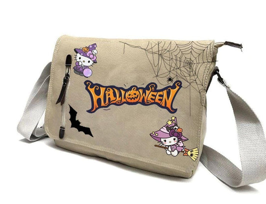 Bej Hello Kitty Halloween Postacı Çantası