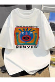 Harajuku Denver Art Unisex Oversize T-Shirt