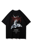 Harajuku Gothic Lock And Lood Angel Unisex T-shirt