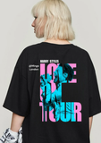 Unisex Harry Styles Love On Tour Baskılı Bisiklet Yaka T-Shirt