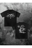 Hellstar Graphic Baskılı Unisex Oversize T-Shirt