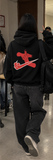 Baskılı Oversize Bacalava Maskeli Ninja  Sweatshirt Series
