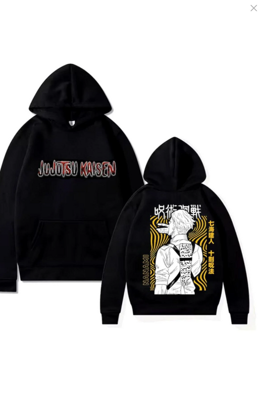 Jujutsu Kaisen Nanami Kento Sırt Baskılı New Season Oversize Sweatshirt