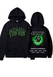 K-Pop Stray Kids Maniac Siyah Kapşonlu Hoodie Sweatshirt