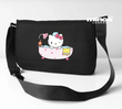 Siyah Hello Kitty Bathtub Postacı Çantası