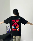 Unisex Lana Del Rey Star Girl Baskılı Bisiklet Yaka T-Shirt
